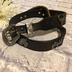 Vintage 1929 Silver Creek Leather Belt